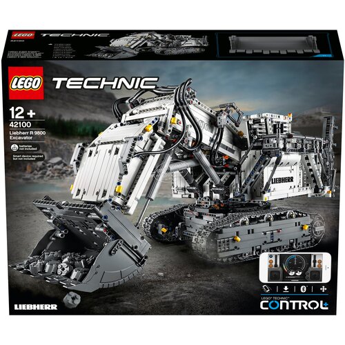 конструктор lego technic 42055 роторный экскаватор 3929 дет Конструктор LEGO Technic 42100 Экскаватор Liebherr R 9800, 4108 дет.