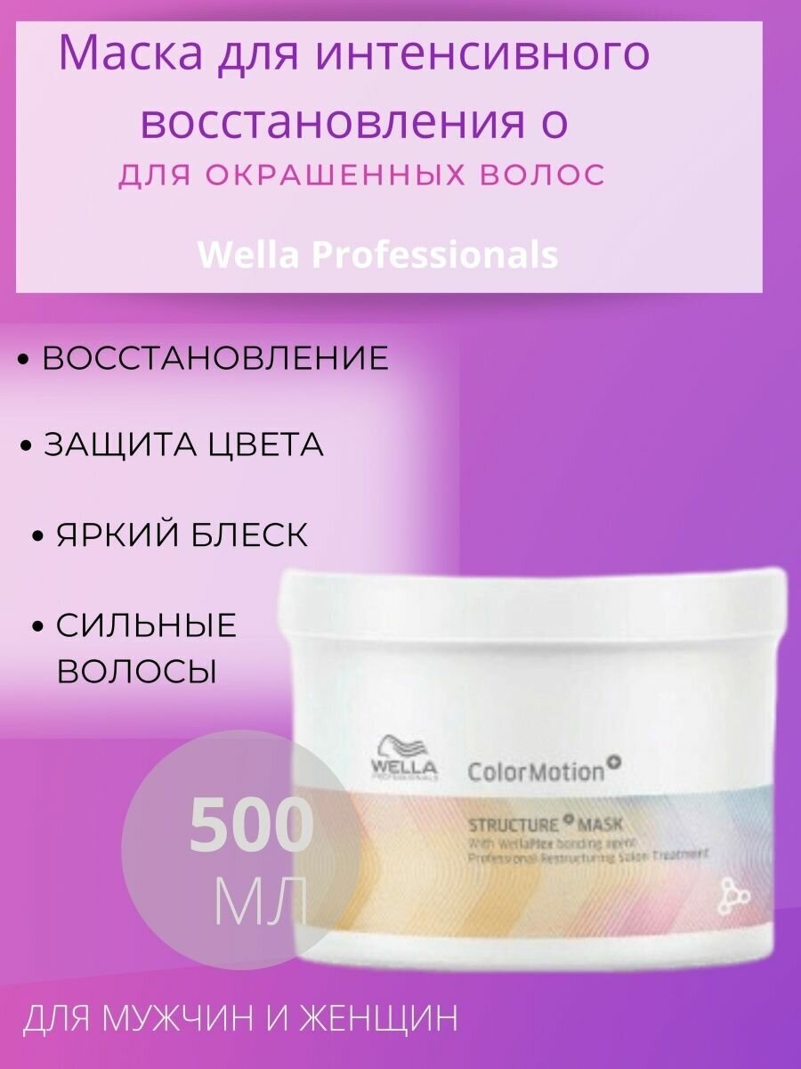 Wella Professionals Маска для интенсивного восстановления окрашенных волос, 500 мл (Wella Professionals, ) - фото №9