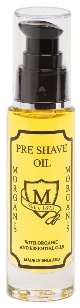 Масло для бритья Pre Shave Oil Morgans, 50 мл