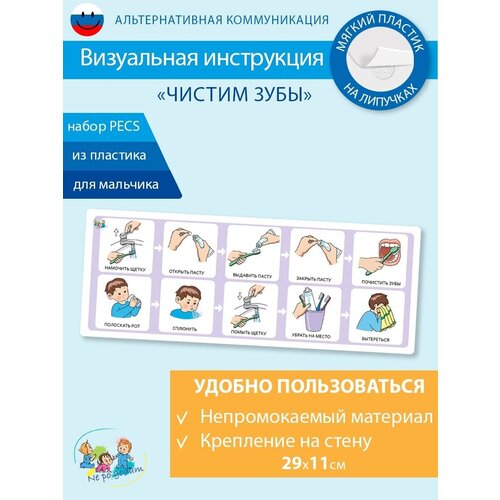 Развивающая карточка инструкция Пекс/Pecs 