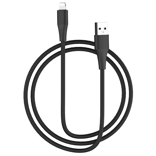 Кабель Hoco X32 Excellent USB - Lightning, 1 м, 1 шт., черный кабель usb apple lightning hoco x32 excellent черный