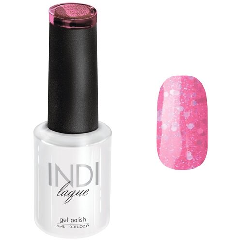 Runail Гель-лак INDI laque с крупными блестками, 9 мл, 3578 vogue nails гель лак с блестками 085 на прозрачной подложке с голубыми серебристыми и голографическими блестками разной величины по