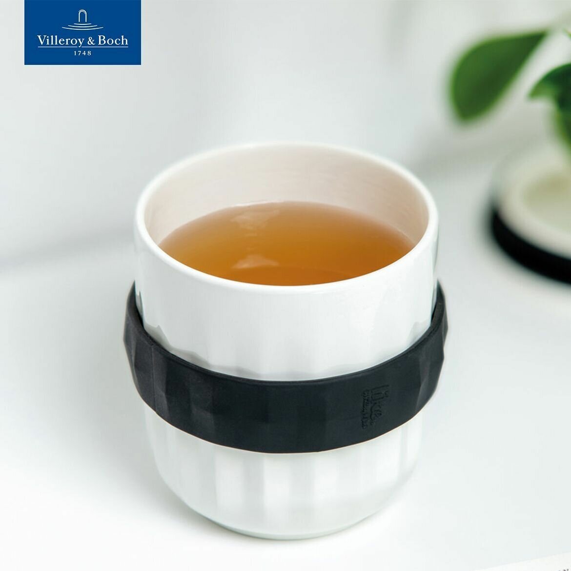 Стакан для кофе и чая с крышкой Coffee To Go like. by Villeroy & Boch, 290 мл, Фарфор