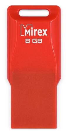 Флеш накопитель 8GB Mirex Mario, USB 2.0, Красный