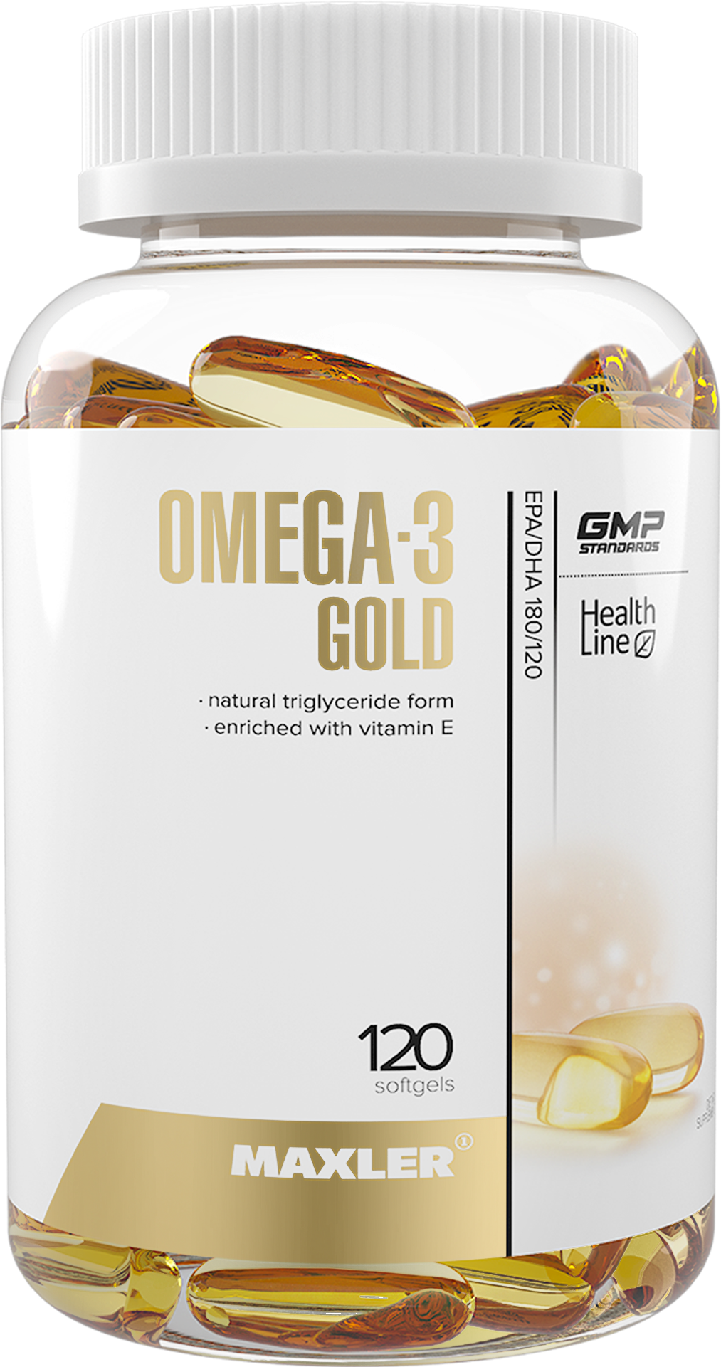 MAXLER Omega-3 Gold капс., 120 шт.