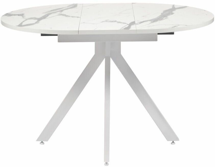 фото Стол для кухни круглый обеденный Rudolf раскладной 90-120см