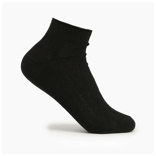 Носки HOBBY LINE, размер 39-40, серый, черный носки hobby line размер 39 40 бежевый