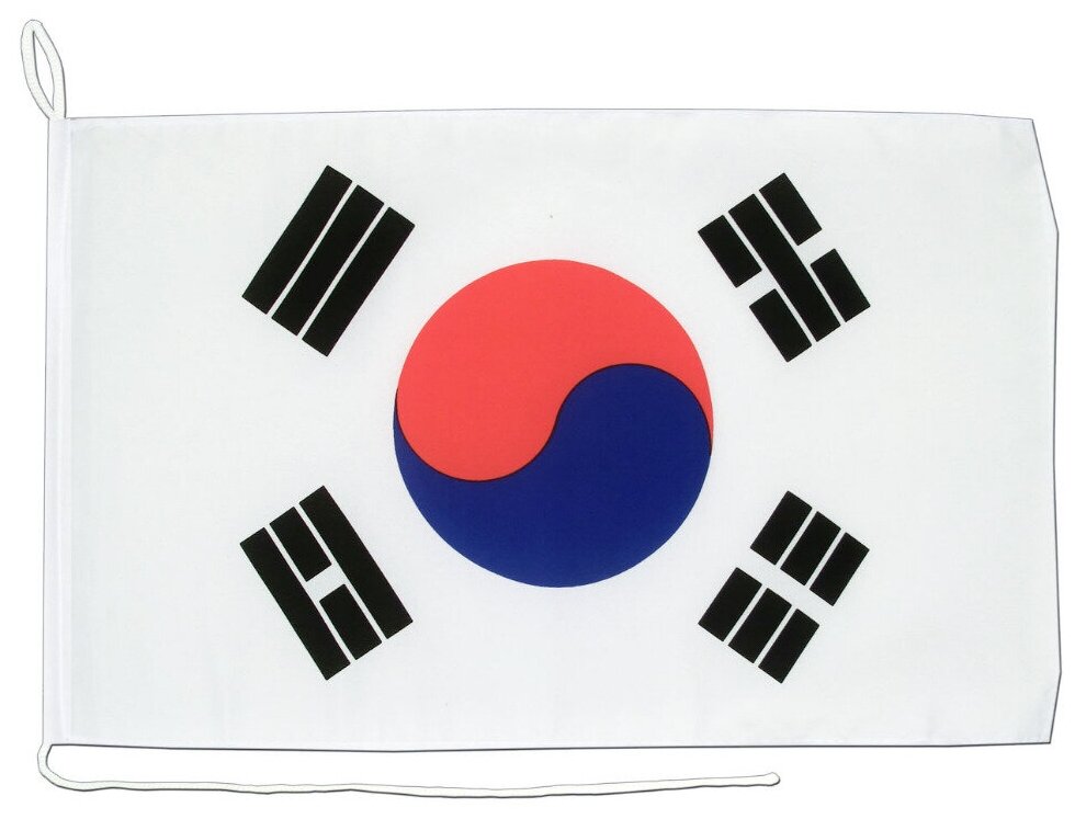 Флаг Южной Кореи на яхту или катер 40х60 см