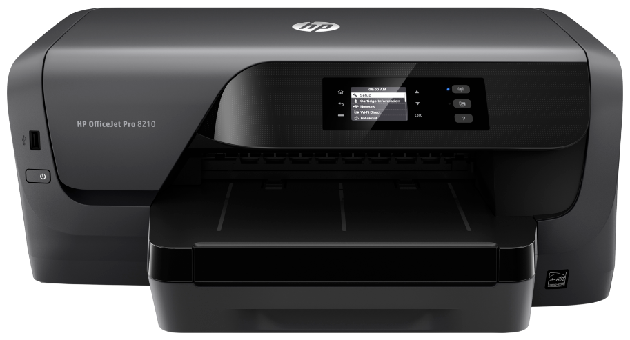 Принтер струйный HP Officejet Pro 8210 цветной, цвет черный [d9l63a]