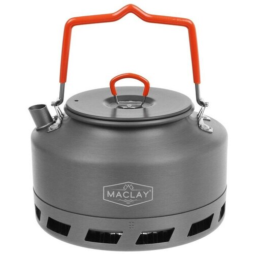 фото Чайник туристический с радиаторным кольцом, 1.1 л, алюминий maclay