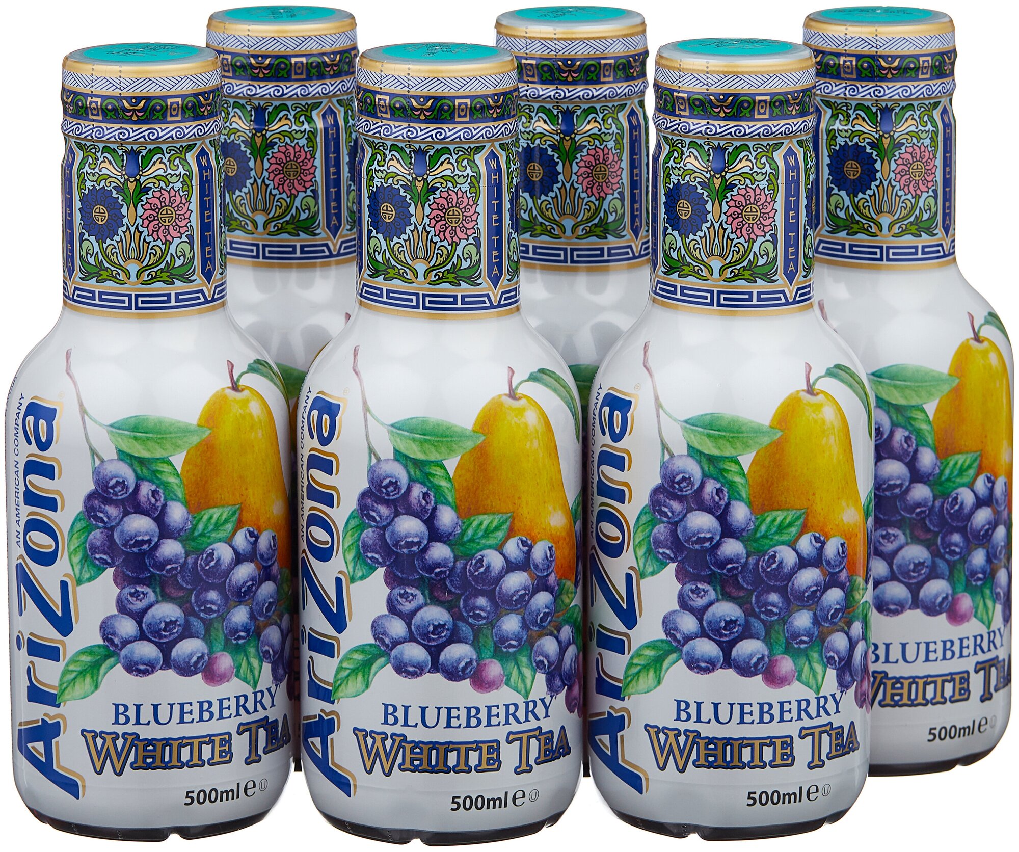 Холодный чай (белый) Arizona Blueberry (черника) ПЭТ 0,5л х 6шт