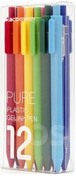 Набор гелевых ручек Xiaomi KACO Rainbow Gel Pen 12шт Colors K1015