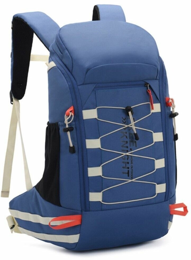 Рюкзак FREE KNIGHT FK0398 40л, с дождевиком, для спорта, путешествий, кемпинга - синий