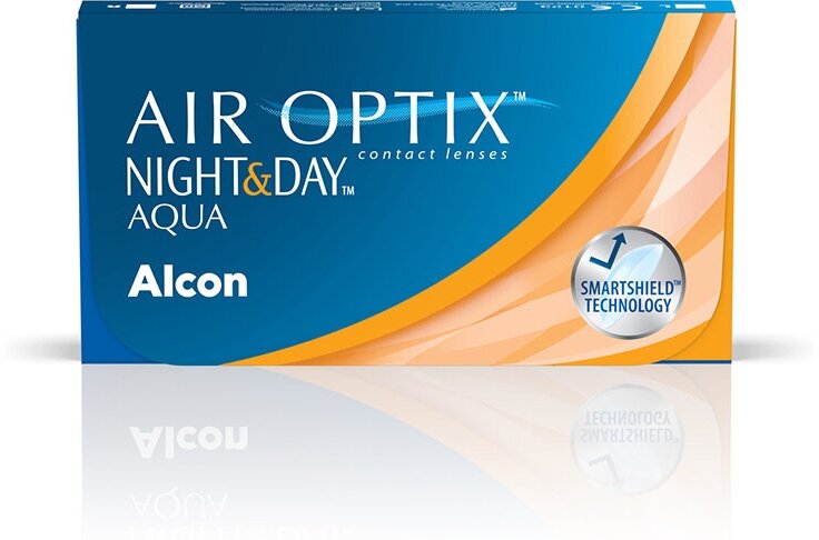 Контактные линзы Alcon, AIR OPTIX Night & Day, Ежемесячные, -7,50 / 13,8 / 8,6 / 3 шт.