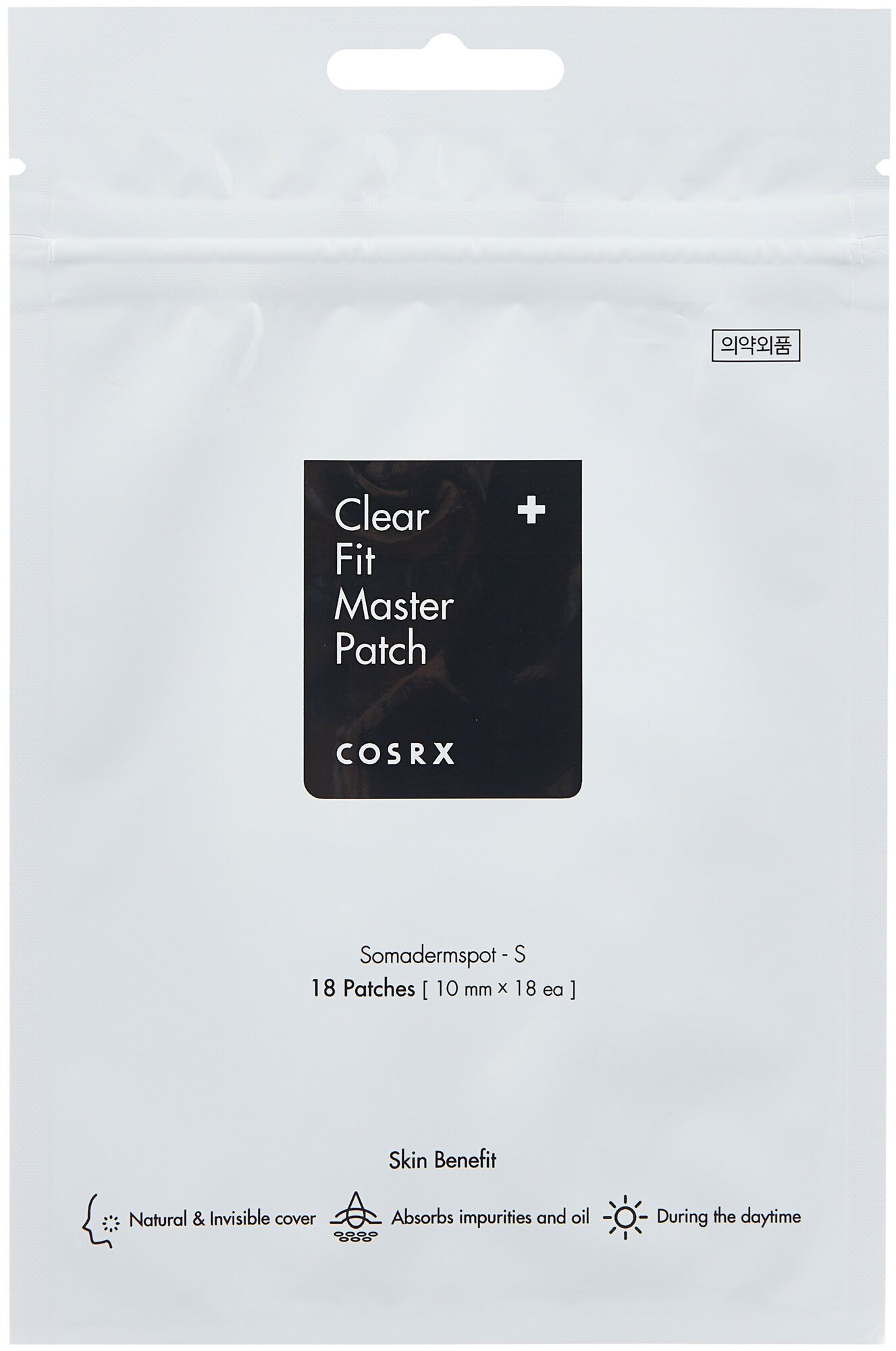 Ультратонкие патчи против воспалений COSRX Clear Fit Master Patch - фото №1