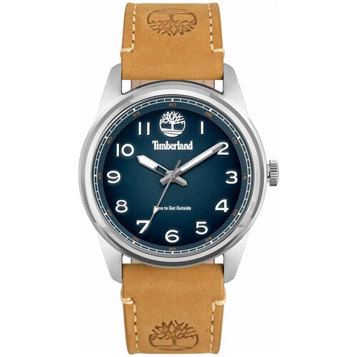 Наручные часы Timberland, серебряный, коричневый наручные часы timberland женские наручные часы timberland tdwla2002102 кварцевые бежевый