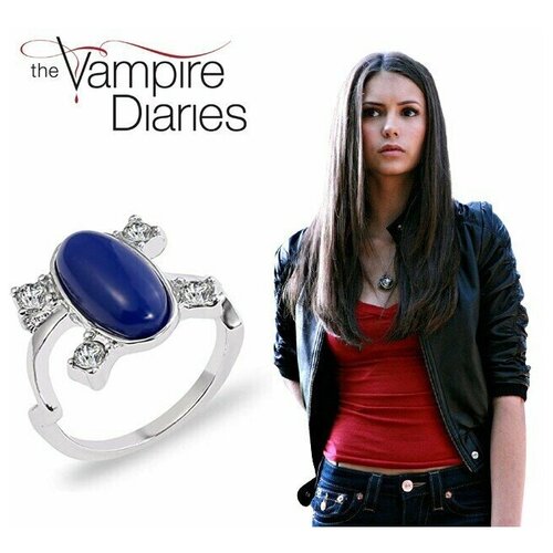 фото Кольцо бижутерный сплав, размер 19 дневники вампиров