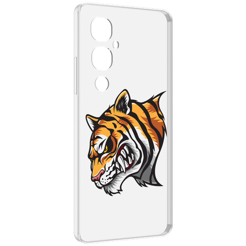 Чехол MyPads Тигр для Tecno Pova 4 Pro задняя-панель-накладка-бампер чехол mypads тигр в глазах для tecno pova 4 задняя панель накладка бампер