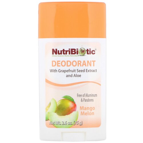 NutriBiotic Дезодорант Mango Melon, стик, 75 г