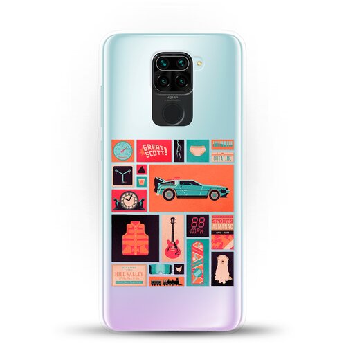 фото Силиконовый чехол back на xiaomi redmi note 9 andy & paul