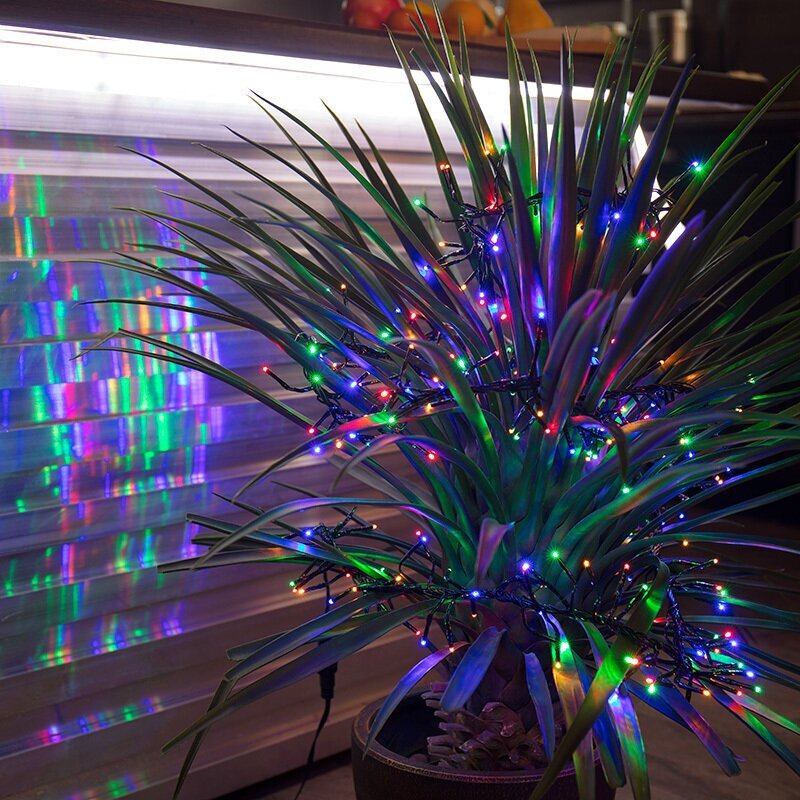 Гирлянда электрогирлянда новогодняя светодиодная Neon-Night Кластер 288 LED 3м с контроллером, мультиколор свечение