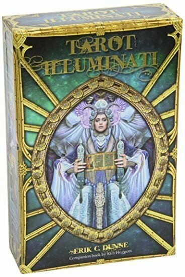 Карты Таро "Dunne/Huggens Illuminati Tarot Kit" Lo Scarabeo / Таро Иллюминатов