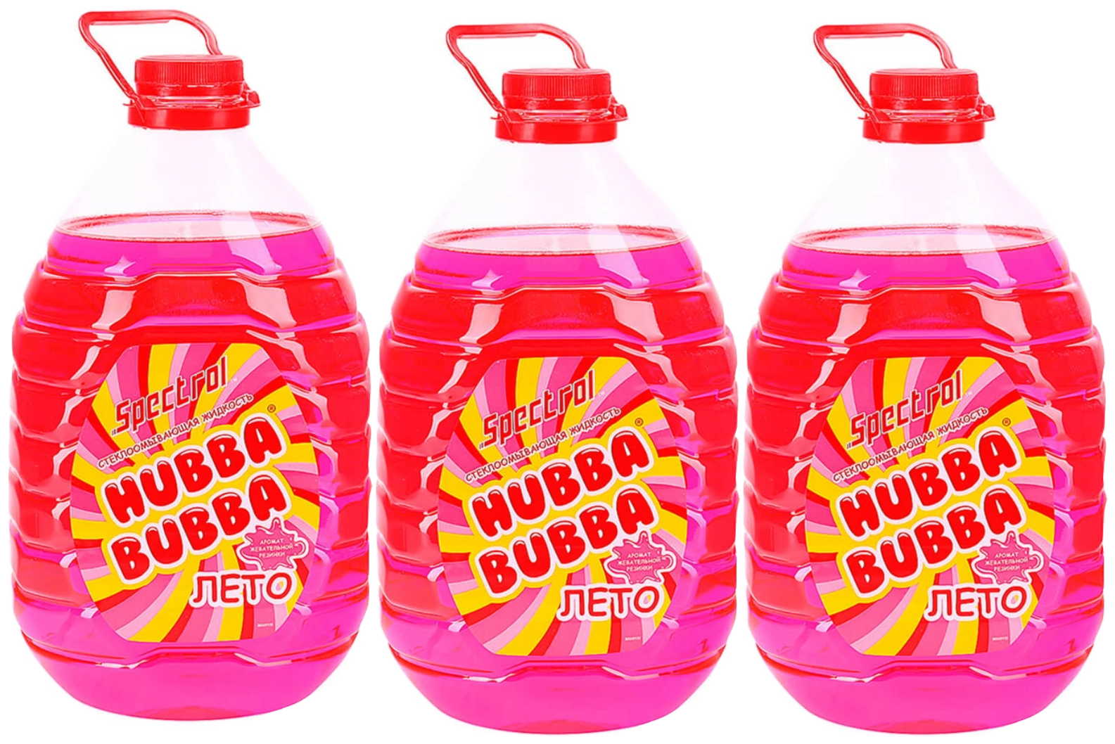 Жидкость стеклоомывателя летняя SPECTROL Hubba Bubba 5л. 3шт.