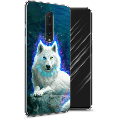 Силиконовый чехол на OnePlus 8 / ВанПлас 8 Белоснежный волк силиконовый чехол на oneplus 8 ванплас 8 волшебный волк