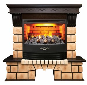 Электрический       RealFlame Stone Brick 25/25,5 + Firestar 25,5 3D