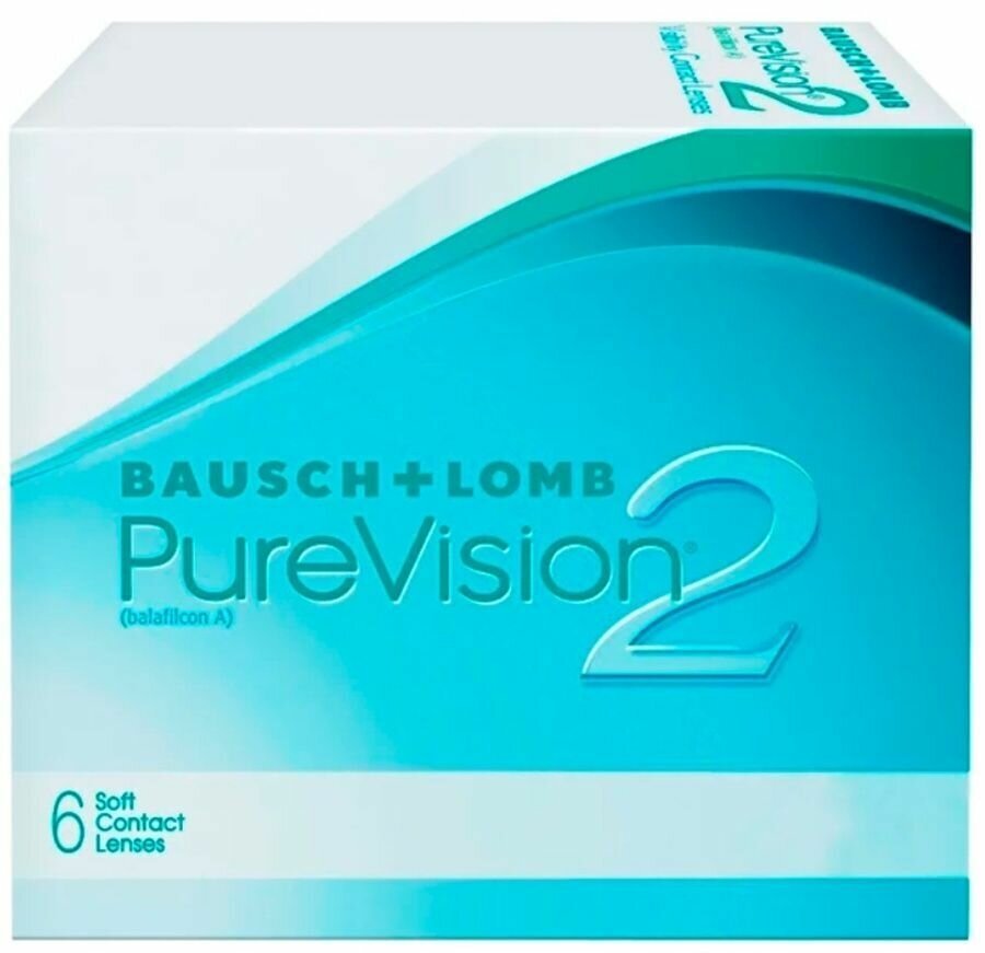 Линзы контактные Bausch&Lomb (Бауш энд Ломб) PureVision 2 мягкие для коррекции зрения (-1.00/8.6) 6 шт. Bausch & Lomb - фото №6