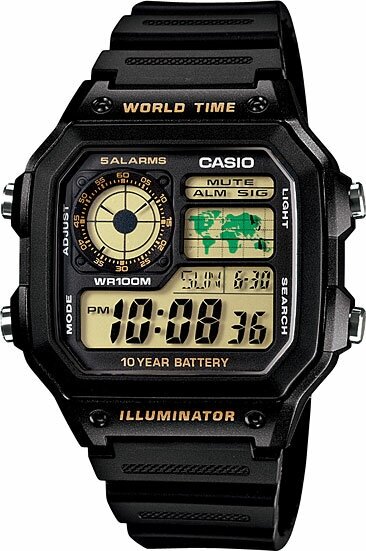 Наручные часы CASIO Collection AE-1200WH-1B