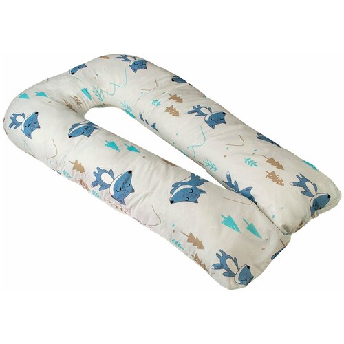 фото Наволочка к подушке для беременных amarobaby u-образная 340х35 (в лесу)