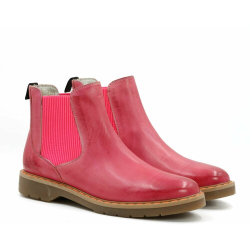 фото Ботинки melvin&hamilton, демисезон/зима,натуральная кожа, размер 37 eu, розовый