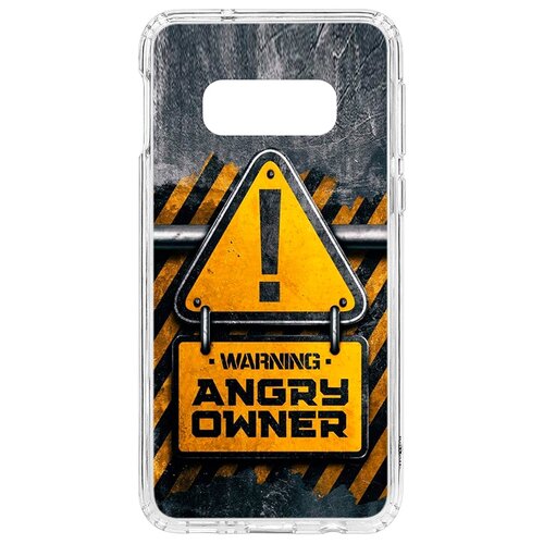 фото Чехол на samsung galaxy s10e kruche print angry owner