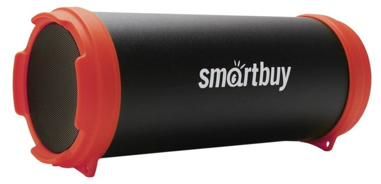 Портативная акустика SmartBuy Tuber MKII, 6 Вт, черный / красный
