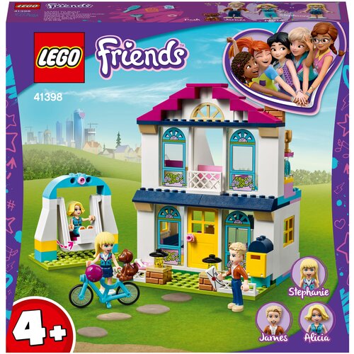 Конструктор LEGO Friends 41398 Дом Стефани, 170 дет. конструктор lego friends 3930 кондитерская стефани 45 дет