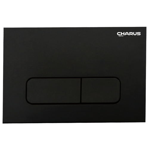 Смывная клавиша CHARUS Elegia FP.320. DW.01 , двойной смыв, цвет черный матовый, пластик