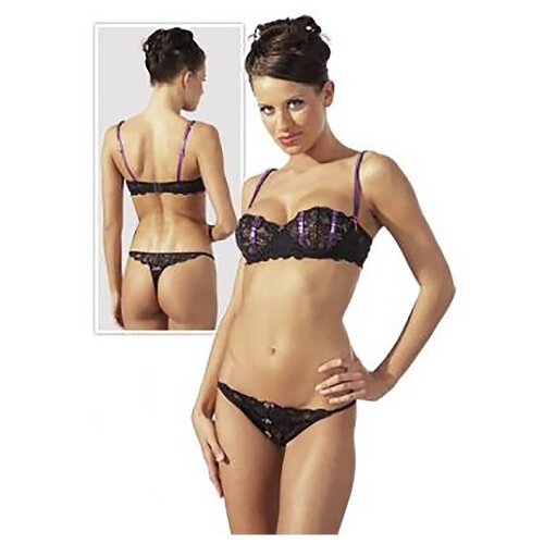 Кружевной бюстгальтер-балконет с трусиками от Cottelli Collection