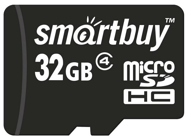 micro SDHC карта памяти Smartbuy 32GB Class 4 (без адаптера)