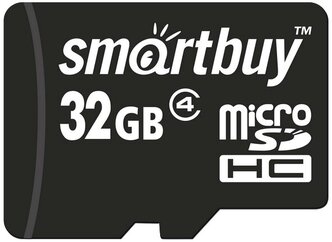 Карта памяти Micro SD Smartbuy 32GB Class4 30MB/s (SB32GBSDCL4-00)