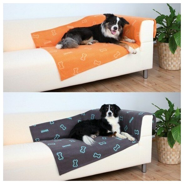 Лежак для собак Trixie Beany, размер 100х70см., темно-серый - фотография № 6