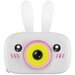 Фотоаппарат GSMIN Fun Camera Rabbit со встроенной памятью и играми, белый/розовый