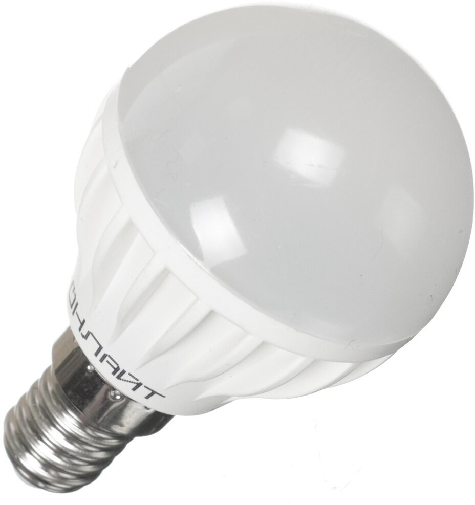 Лампа светодиодная ОНЛАЙТ 71644, E14, G45, 6 Вт, 4000 К - фотография № 2