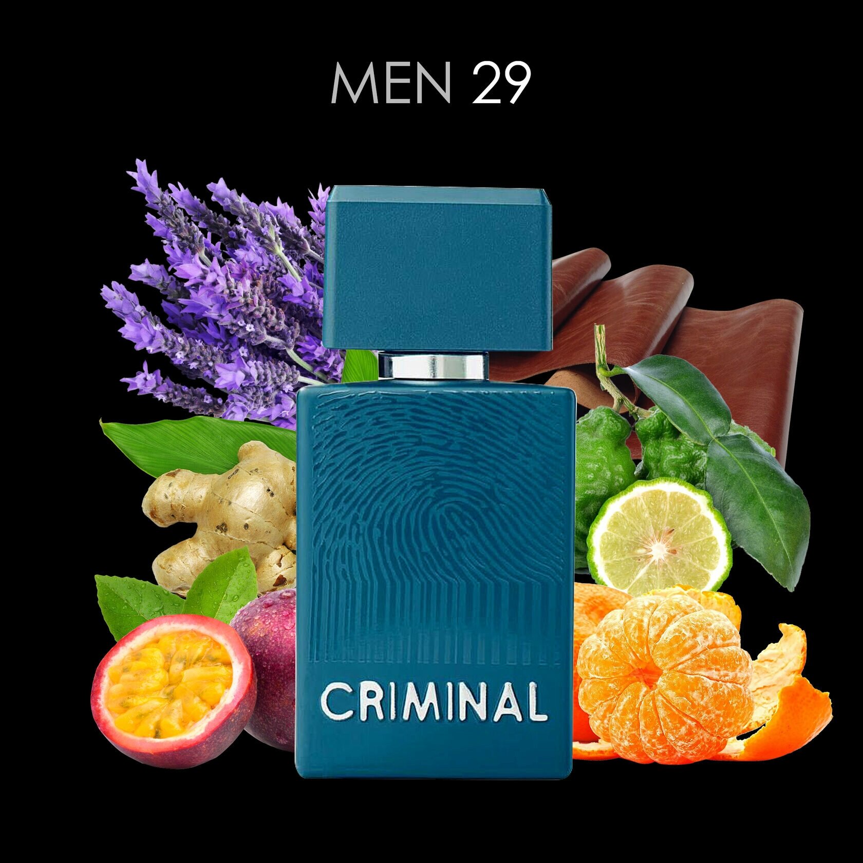 Цитрусово-имбирный ЧАЙ/Criminal Men 29 EDP 60ml