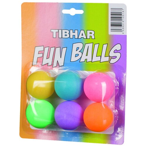 фото Мячи для настольного тенниса tibhar fun balls, 6 шт.
