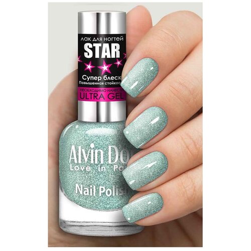 Alvin D'or Лак для ногтей STAR, 15 мл, 6107