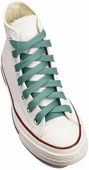 Шнурки для обуви. Шнурки Тёмно-зеленые. шнурки для кроссовок. Шнурки плоские. (одна пара, длина 100 см)