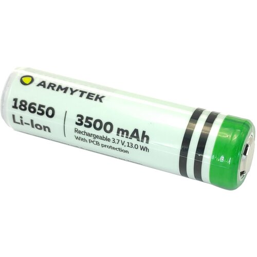 Аккумулятор Armytek 18650 Li-Ion 3500mAh Защищенный