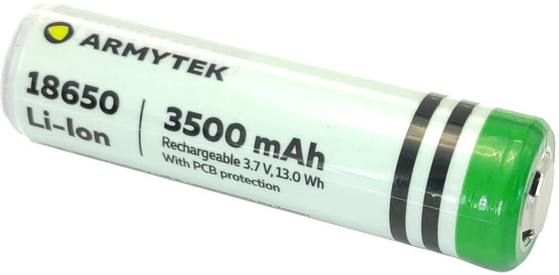 Аккумулятор Armytek 18650 Li-Ion 3500mAh Защищенный