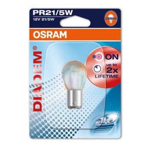 Лампа pr21/5w 12v 21w baw15d diadem (одиночный блистер) Osram 7538LDR01B